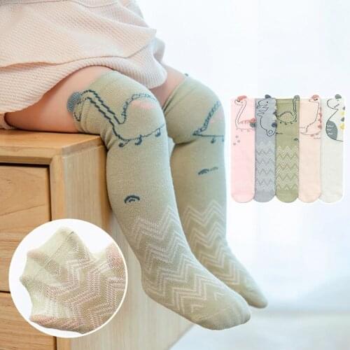 Toddler Kid Baby Boys Girls Seamless Socks Cartoon Dinosaur Cotton Socks Cute Sweet Stretch Newborn Infant Women Socks