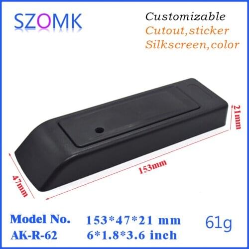 Black plastic access housing instrument enclosure (10 pcs) 21*47*153mm szomk quality electric distribution box sensor device box