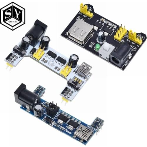 1PCS Breadboard Power Supply Module /mb102 white Breadboard Dedicated Power Module 2-way 3.3V 5V MB-102 Solderless Bread Board