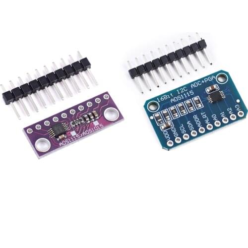 16 Bit I2C ADS1115 Module ADC 4 channel with Pro Gain Amplifier RPi