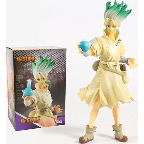 Dr. STONE Senku Ishigami PVC Figure Collectible Model Toy Brinquedos Figurine