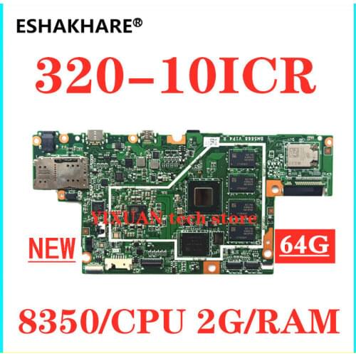 ESHAKHARE For Miix 320-10ICR Tablet ideapad motherboard 8350 CPU 2G RAM 32G 5B20N38149 BM5668 motherboard 100% test intact
