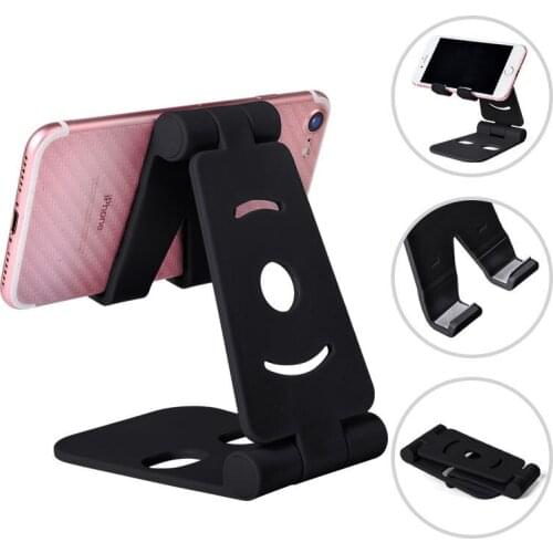 NEW Universal Adjustable Mobile Phone Holder for iPhone Huawei Xiaomi Plastic Phone Stand Desk Tablet Folding Stand Desktop