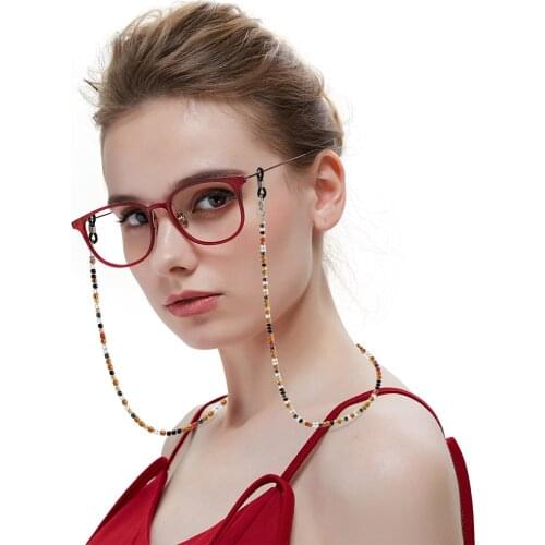 Glasses Charm, Metal-plated Chain, Silicone Ring, Mask Accessory, Sunglasses Lanyard