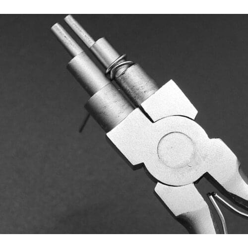 6-in-1 Bail Making Pliers Wire Looping with Nonslip Comfort Grip 2-9mm