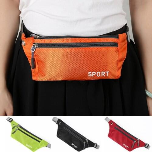 Running Bag Ultra-thin Waterproof Mobile Phone Waist Bag Outdoor Riding Bag Leisure Function Wallet Fashion Travel Waist Bag