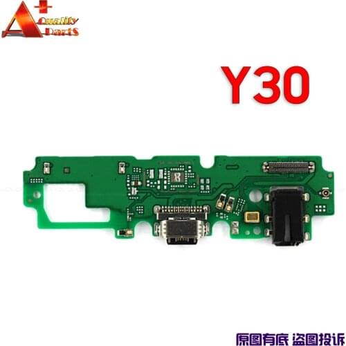 For Vivo Y30 USB Charging Dock Port Connector Board With Microphone Mic