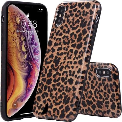 YOACHEY Leopard Prain Phone Case for iPhone 11 Pro XS MAX X XR 7 8 6 S 6S Plus Fashion Protective Cases Slim Soft Silicone Cover