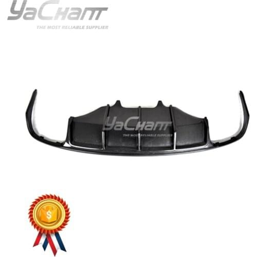 Carbon Fiber AS Black Label Style Rear Under Lip Fit For 2014-2018 Macan Type 95B Turbo GTS Rear Diffuser