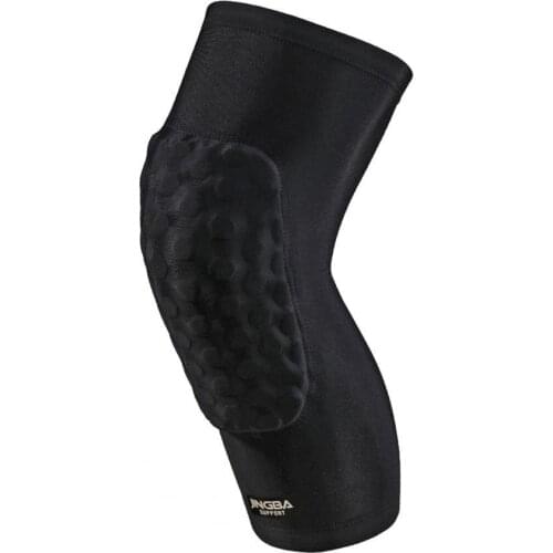 1Pc Knee Brace Stress Relief Black Nylon Protective Sport Knee Support Brace for Sports