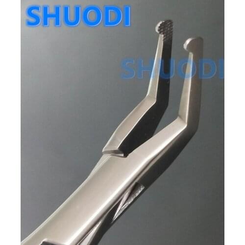 1 piece High Quality Dental Orthodontic Wire Holder Plier How Utility Plier Curved Tip Instrument dentist equipment