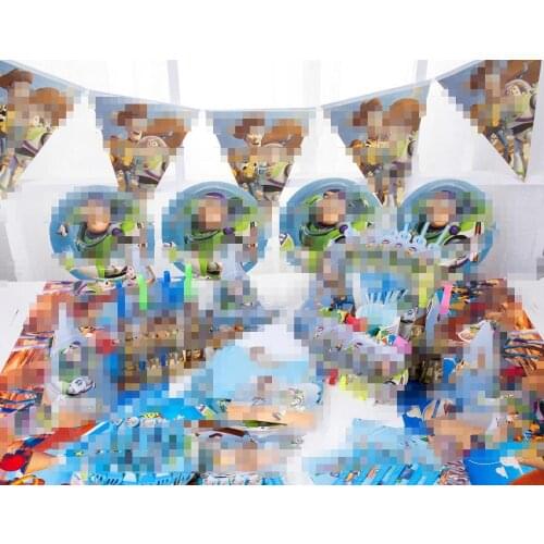 51/88ps/set Toy theme party set kids birthday party suppliers child Decorations evening party set decoration