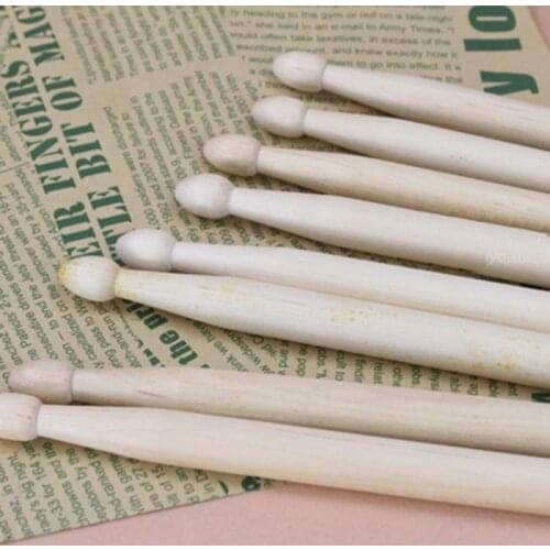 Drum stick Music Band Wiooden Rock Drumsticks 25cm Baqueta For Kids Percussion Vara Do Cilindro Trommelstock Musical Instrument