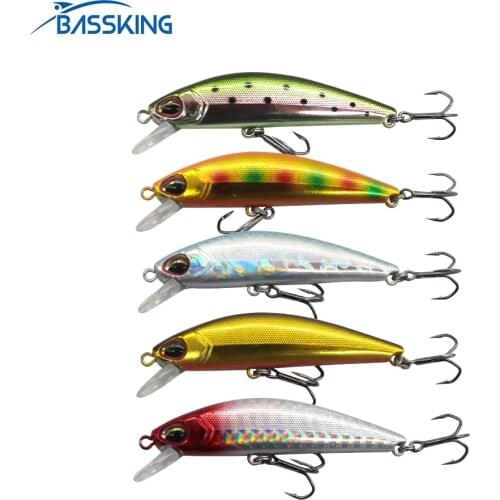 BASSKING Sinking Minnow Bait 65mm 8.5g Fishing Lure Hard Swimbait Jerkbait Leurre Peche Isca Artificial Para Pesca Wobblers