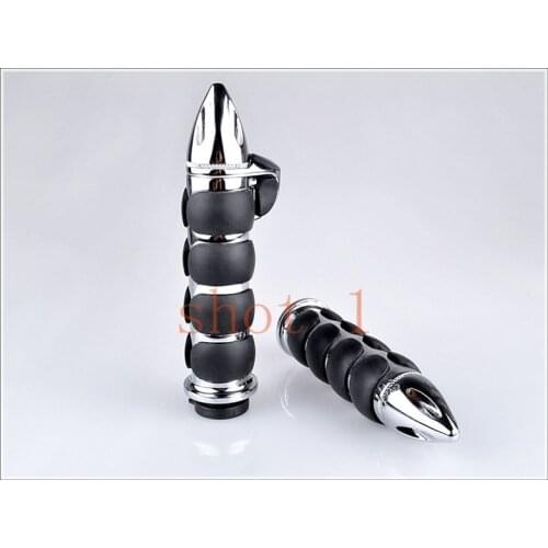 Freeshipping 1"Chrome Handlebar Hand Grips w/Throttle Boss For Yamaha V-Max V-Star YZF Road Star Free shipping