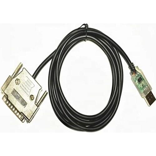 FTDI Chip Usb to RS232 Serial Adapter / CNC Controls Programming /25 Pin DB25 Male Connector1.5m US-232R Compatible