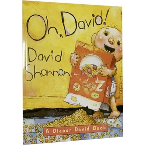 3book/set Oops Oh David Smells David Shannon Series children Picture Book Soft Cover Story Book baby bedtime story books