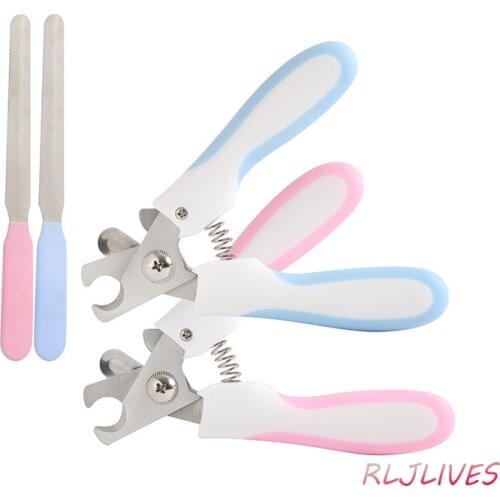 Pet Cat Dog Nail Clipper Cutter With Sickle Stainless Steel Grooming Scissors Clippers for Pet Claws Dog Supplies