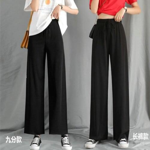 LENGONI Women's Wide Trousers