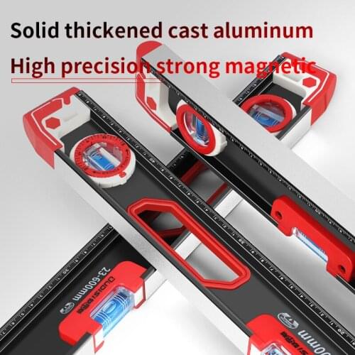 High Precision Spirit Level Magnetic High Bearing Ruler Lever Bubbles Rustproof Horizontal Ruler Spirit Level balance ruler