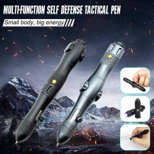 Multi-function Self Defense Tactical Pen Fidget Spinner Emergency Glass Breaker Outdoor Survival EDC Tool Outdoor Camp