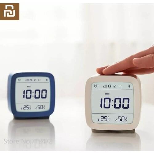 New Qingping Bluetooth alarm clock alarm clock temperature and humidity monitoring night light three-in-one