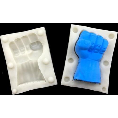 Wholesale 10 pcs/lot Fist Silicone Mold Sugarcraft Chocolate Cupcake Fondant Cake Decorating Tools