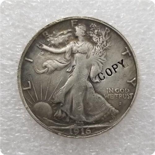 USA 1916-S(OBV) Walking Liberty Half Dollar COIN COPY commemorative coins-replica coins medal coins collectibles