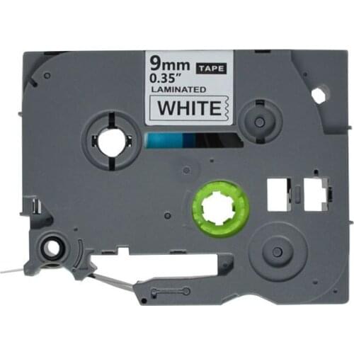 TZe-221 Label Tapes for Brother P-touch 9mm Stickers TZe 325 Black on White tze Tape Compatible for Brother PTH100 PTD210 E500W