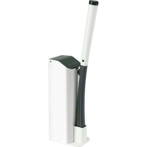 1 Pcs Toilet Brush Creative Bathroom Toilet Scrub Cleaning Brush Holder Set with ABS Bathroom Accessories