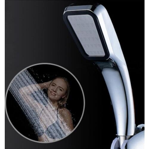 1PC Handheld 300 Hole Portable Pressurized Booster Showerhead Shower Head Water Saving Bathroom Accessories