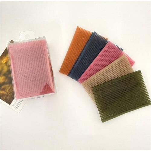 10Pcs Fashion Magic Hair Sticker Black Colorful Paste to Hold Messy Hair Salon Hair Styling Clip Easy Barrette For Women Girls