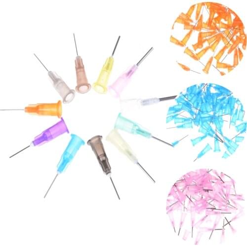 10pcs Solder Paste Adhesive Glue Liquid Dispensing Needle Welding Fluxes For Welding Tools