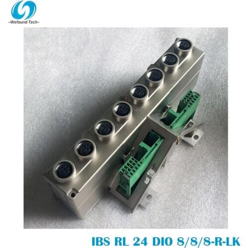 100% test for power supply for IBS RL 24 DIO 8/8/8-R-LK 2734167 Work Good