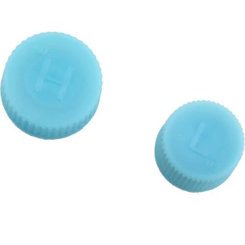 4 Pieces Car Air Conditioning High and Low Valve Service Caps R134a 15mm/18mm Automotive Accessories