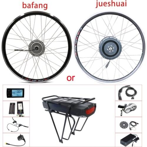 Bafang eBIKE Conversion Kit 20-28 inch 700C Electric Bicycle Conversion Kit 48V 500W Front Hub Motor Wheel Ebike Accessories