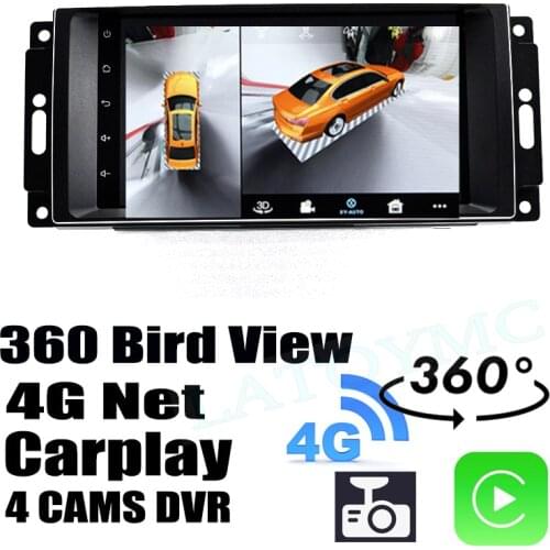 Car Audio Navigation GPS Stereo Carplay DVR 360 Birdview Around 4G Android For Chrysler Sebring Cirrus 2006~2010