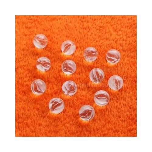 Free shipping 80pcs/lot Rare white glass beads 14 mm ball vase decoration decorative glass ball marbles