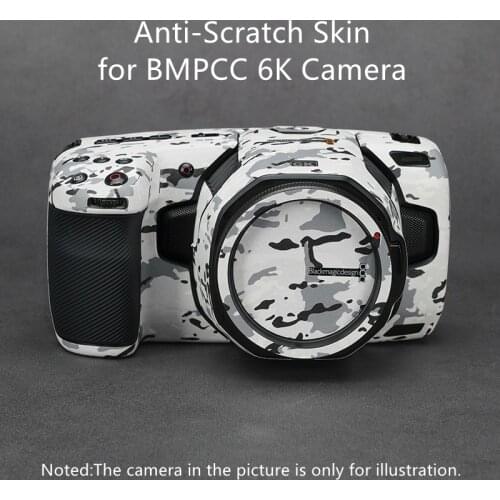 BMPCC 6K Anti-Scratch Cover Skin for Blackmagic Design Pocket Cinema Camera 6K Skin Decal Protector 3M Vinyl Coat Wrap