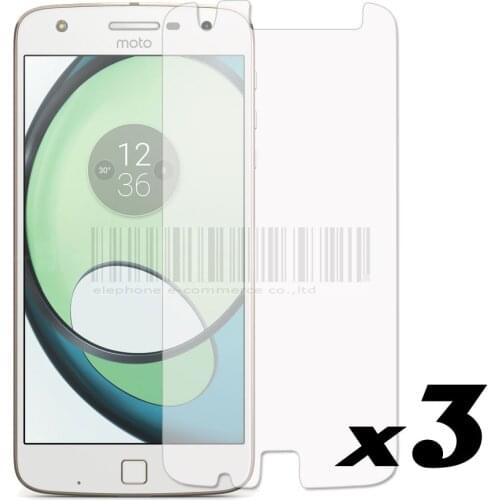 3 PCS Glossy Clear LCD Screen Protector Ultra Thin Film Guard Cover Shield For Motorola Moto Z / Z Force/ Z Play /Z2 Play Droid
