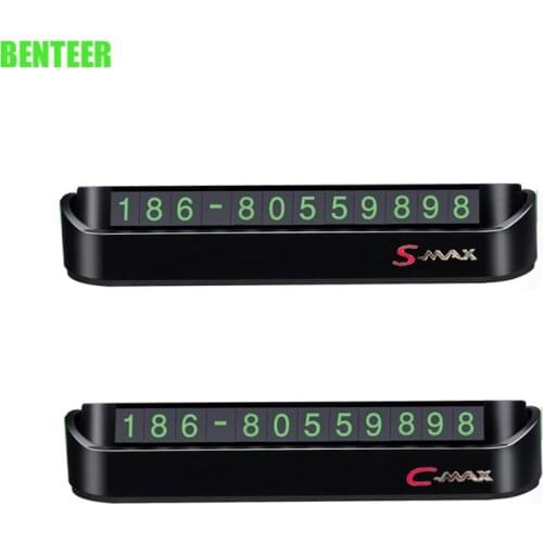 Temporary Car Parking Card car interior accessories sticker for focus smax cmax