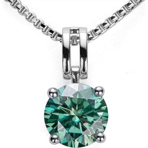 Classical Style 18k White Gold Moissanite Diamond Ring Nacklace Pendant Fine Jewelry Factory Luxury Premium