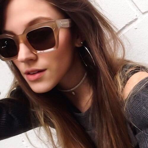 Veshion Square Sunglasses Women Men Brand Designer Sun Glasses for Female Male Small Face Decoration Vintage Fashion Woman Glass