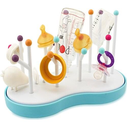 Multiple Cute Shape Multifunctional Baby Bottle Holder Drain Rack Kids Infants Bottles Drying Racks With Multiple Branches