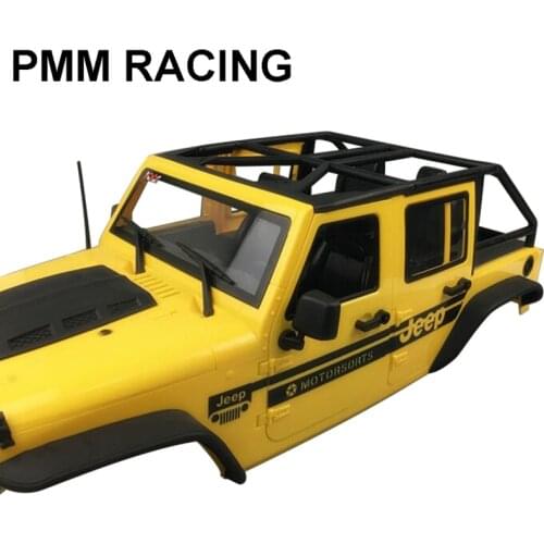 Simulation car shell DIY Refit Convertible hard shell 313 wheelbase For 1/10 RC Crawler Car AXIAL SCX10 Wrangler Upgrade parts