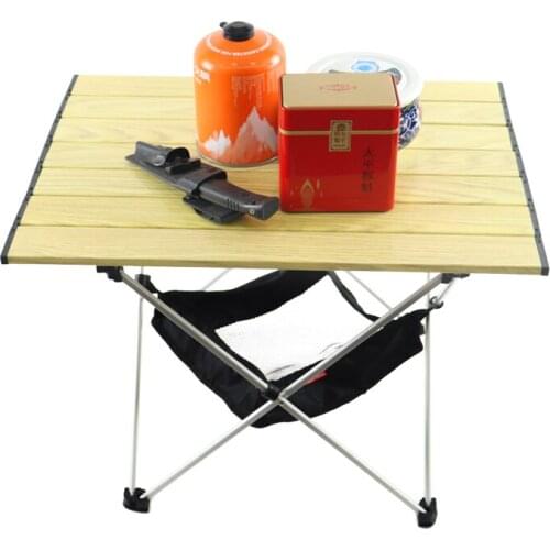 Small Folding Camping Table Portable Beach Table - Collapsible Foldable Picnic Table in a Bag