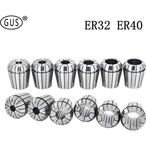 1pcs High precision 0.008mm standard ER32 ER40 ER Spring Collet chuck Clamping Nut CNC for milling Machine Engraving lathe tool
