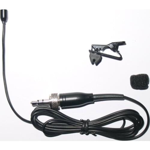 Professional WL185 Omnidirectional Lavalier Microphone for Sennheiser sk100 G1 G2 G3 G4 Wireless Black Color