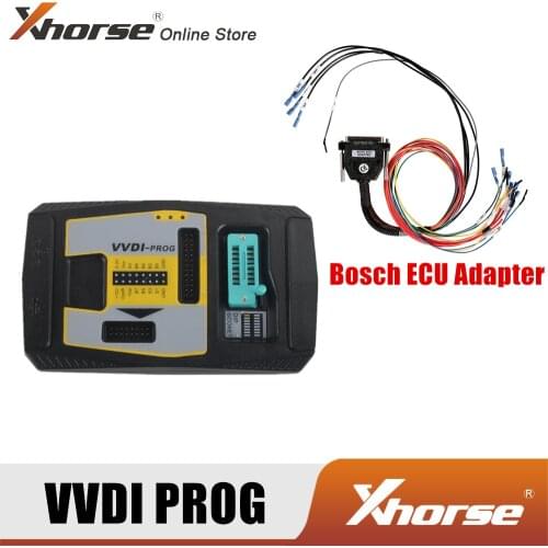 Xhorse VVDI PROG Programmer V5.0.5 VVDI PROG with Bo-sch ECU Adapter Read for BMW ECU N20 N55 B38 ISN without Opening