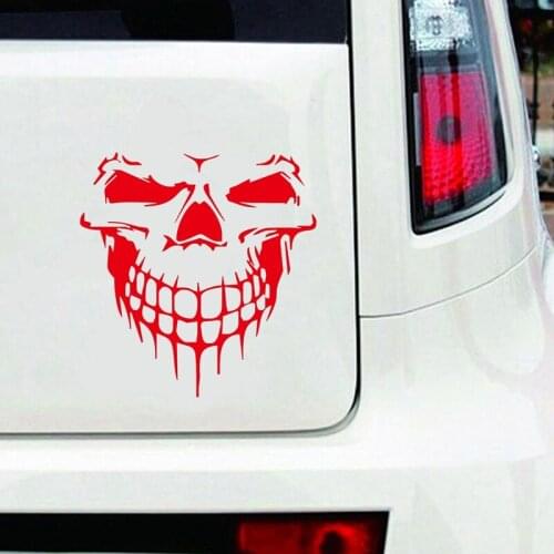 Happy Halloween Horror Skull Floor Sticker Wall Stickers Silent Skull Sticker Car Window Home Decoration Decal Party Scary